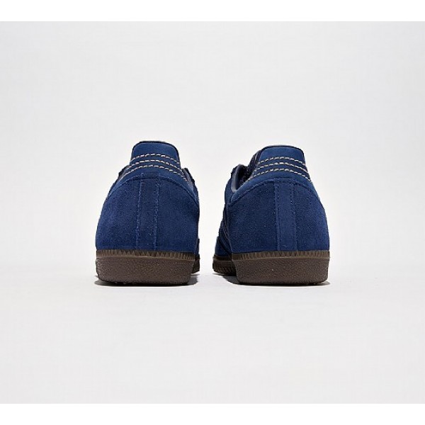 Neue Adidas Samba FB Herren Blau Turnschuhe Auslauf