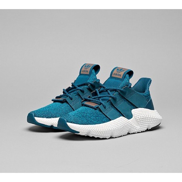 Billig Adidas Prophere Damen Blau Laufschuhe Auslauf