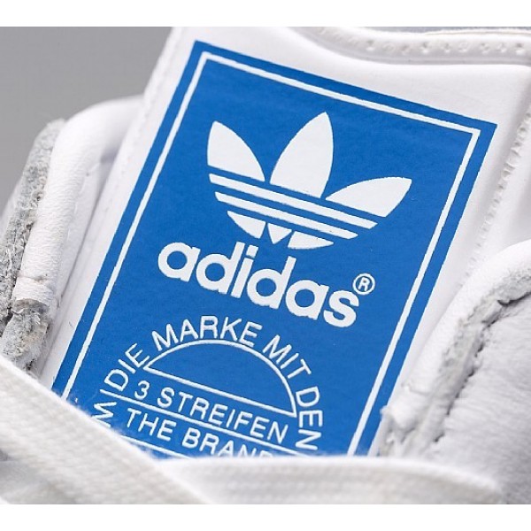 Stilvoll Adidas Samba Herren Weiß Walkingschuhe Auslauf