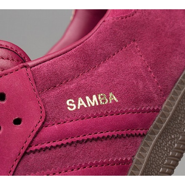 Stilvoll Adidas Samba FB Herren Magenta Turnschuhe Outlet
