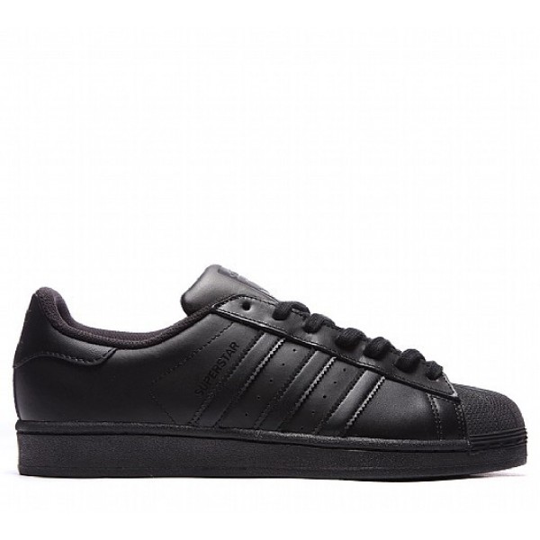 Stilvoll Adidas Superstar Foundation Herren Schwarz Turnschuhe Outlet