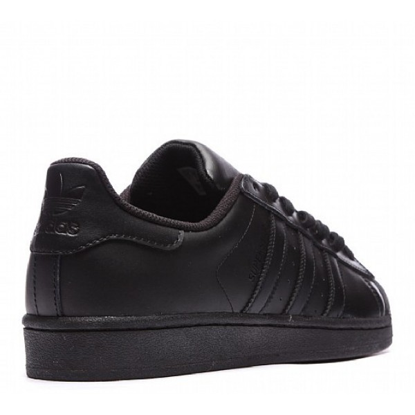 Stilvoll Adidas Superstar Foundation Herren Schwarz Turnschuhe Outlet