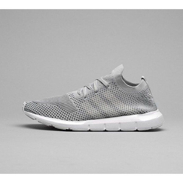 Stilvoll Adidas Swift Run Primeknit Damen Grau Lau...