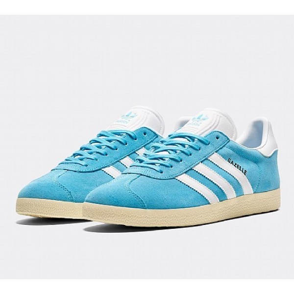 Stilvoll Adidas Gazelle Herren Blau Turnschuhe Auslauf