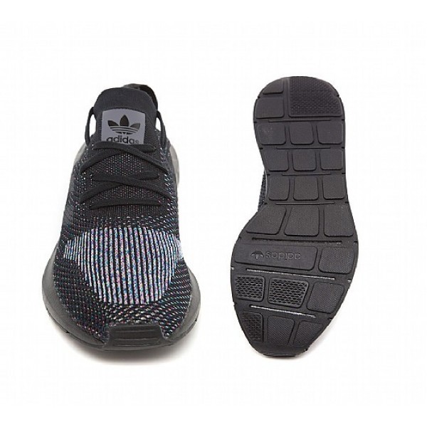 Neue Adidas Swift Run Primeknit Herren Schwarz Laufschuhe Online