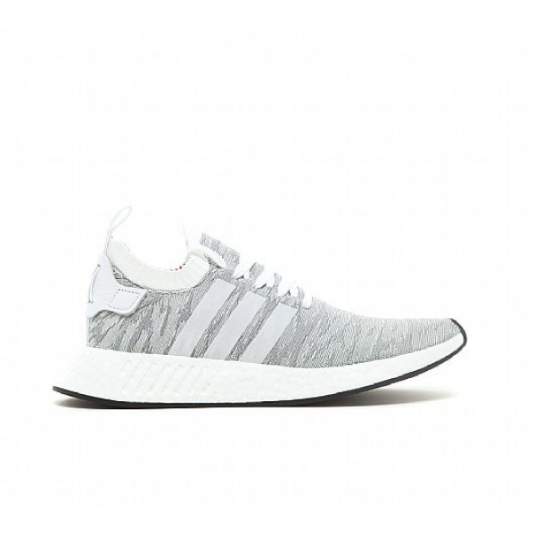 Neu Adidas NMD R2 Primeknit Herren Grau Laufschuhe Online Bestellen