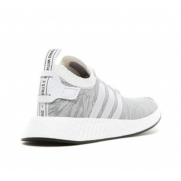 Neu Adidas NMD R2 Primeknit Herren Grau Laufschuhe Online Bestellen