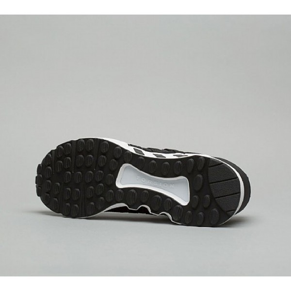 Neu Adidas EQT Support RF Primeknit Herren Schwarz Laufschuhe Auslauf