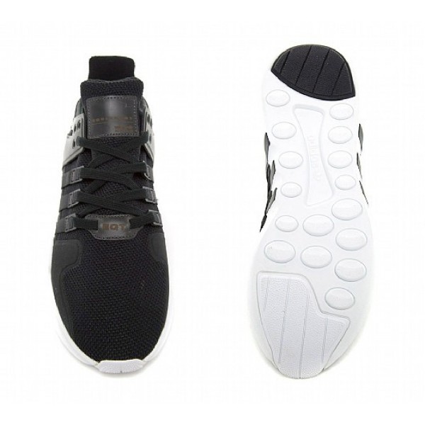 Neu Adidas EQT Support ADV Herren Schwarz Laufschuhe Auf Verkauf