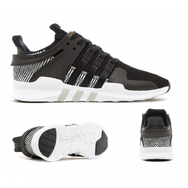 Neu Adidas EQT Support ADV Herren Schwarz Laufschu...