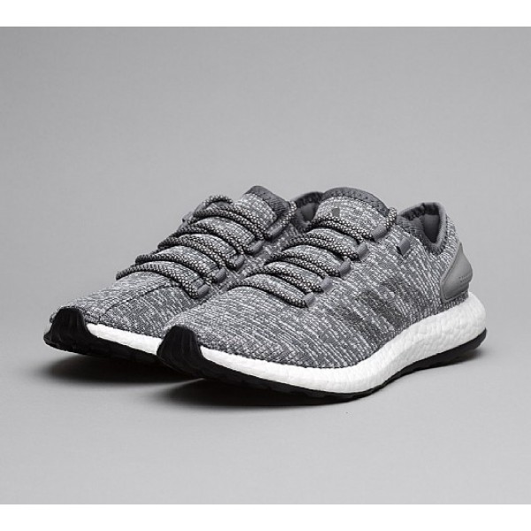 Neu Adidas PureBoost Herren Grau Laufschuhe Online