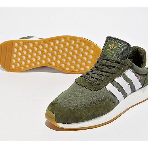 Neu Adidas I-5923 Boost Runner Herren Grün Laufschuhe Verkauf