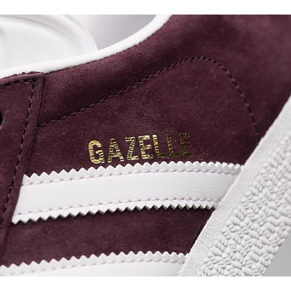 Stilvoll Adidas Gazelle Damen Kastanienbraun Turnschuhe Outlet