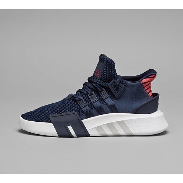 Stilvoll Adidas EQT Basketball ADV Herren Navy Sportschuhe Auf Verkauf