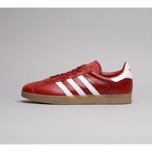 Stilvoll Adidas Gazelle Herren Rot Turnschuhe Online