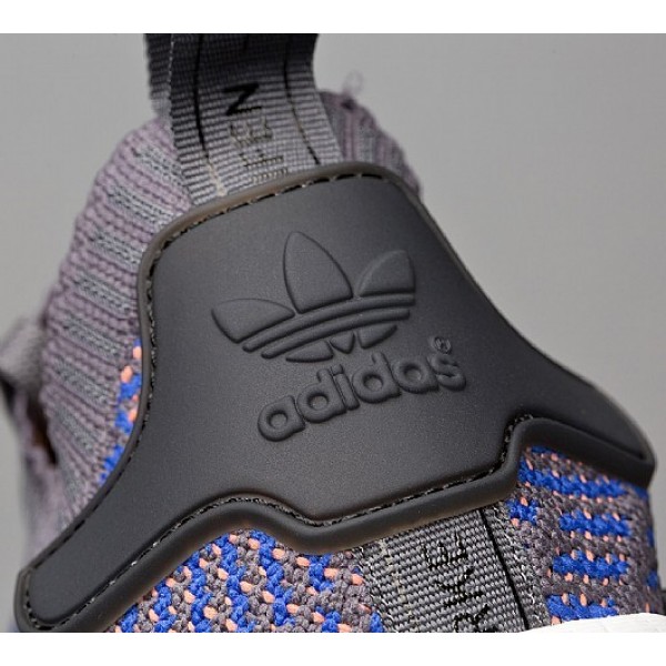 Stilvoll Adidas NMD R1 Primeknit STLT Herren Blau Laufschuhe Outlet