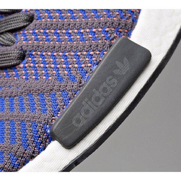 Stilvoll Adidas NMD R1 Primeknit STLT Herren Blau Laufschuhe Outlet