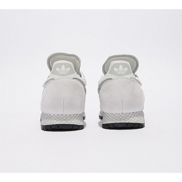 Stilvoll Adidas New York Herren Grau Turnschuhe Auslauf