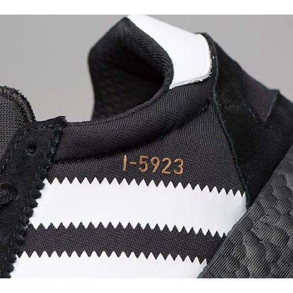 Stilvoll Adidas I-5923 Boost Runner Herren Schwarz Laufschuhe Outlet