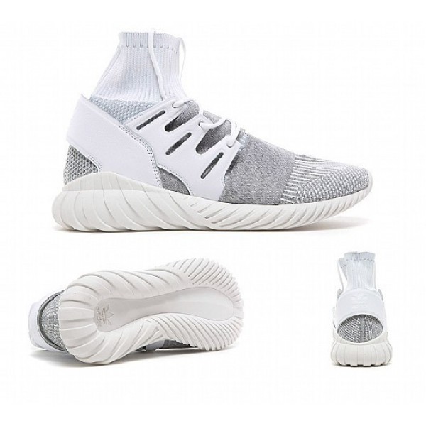 Neu Adidas Tubular Doom Primeknit Herren Grau Laufschuhe Online