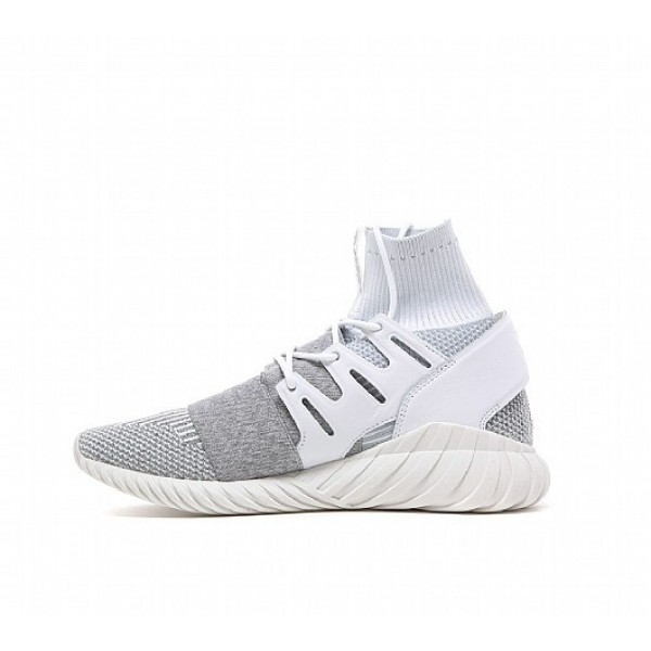 Neu Adidas Tubular Doom Primeknit Herren Grau Laufschuhe Online