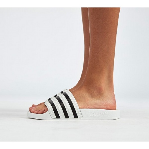 Neue Adidas Adilette Damen Weiß Sandalen Auslauf