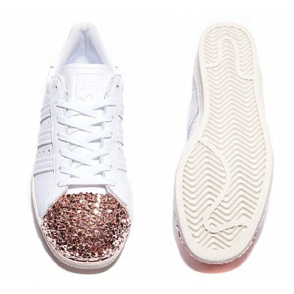 Neue Adidas 80's 3D Metal Shell Toe Damen Weiß Turnschuhe Online