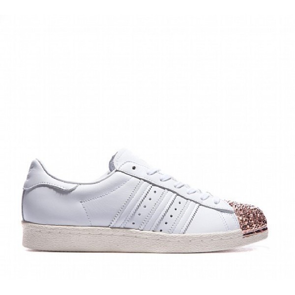 Neue Adidas 80's 3D Metal Shell Toe Damen Weiß Turnschuhe Online
