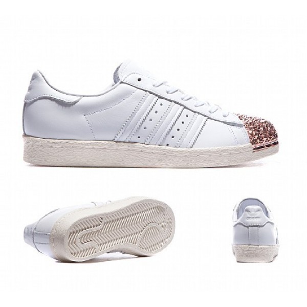Neue Adidas 80's 3D Metal Shell Toe Damen Weiß Tu...