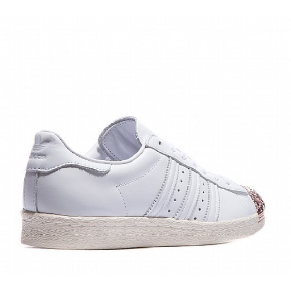 Neue Adidas 80's 3D Metal Shell Toe Damen Weiß Turnschuhe Online
