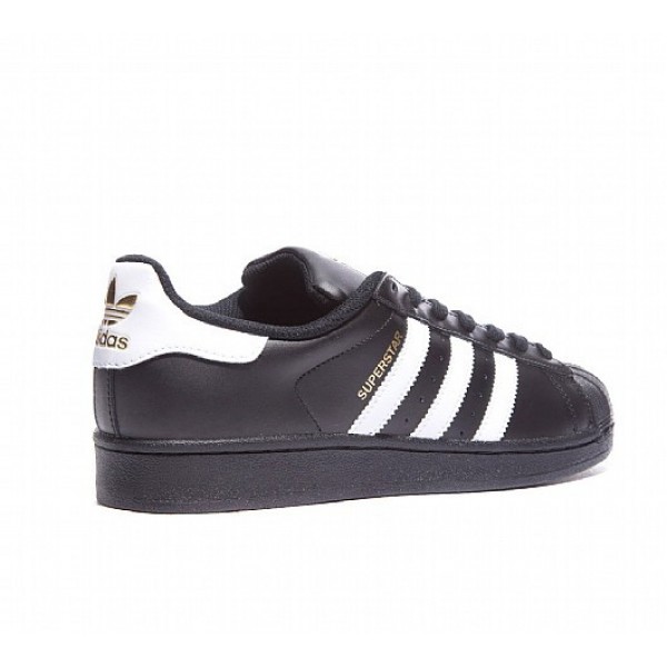 Neu Adidas Superstar Foundation Herren Schwarz Turnschuhe Auf Verkauf