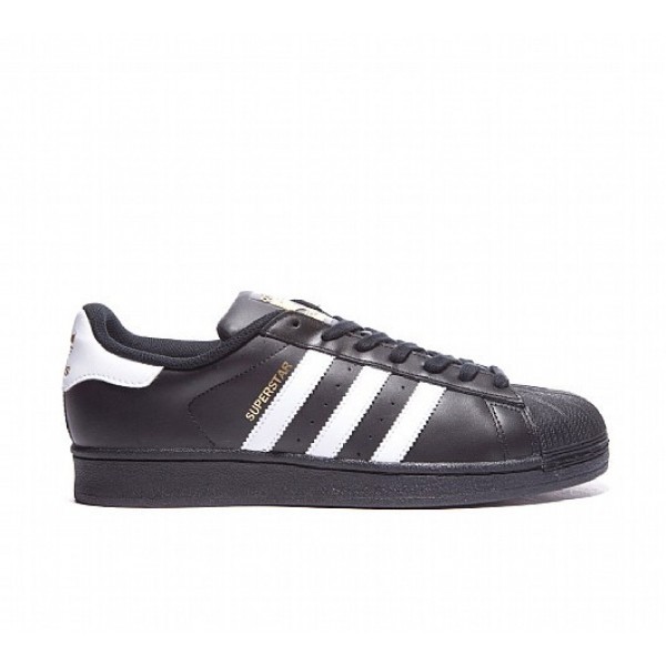 Neu Adidas Superstar Foundation Herren Schwarz Turnschuhe Auf Verkauf