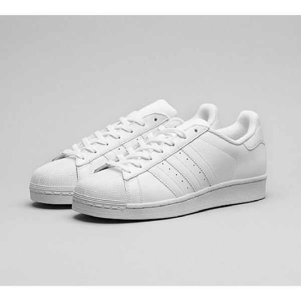 Neu Adidas Superstar Foundation Herren Weiß Turnschuhe Auslauf