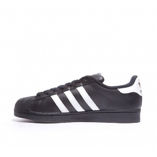 Neu Adidas Superstar Foundation Herren Schwarz Turnschuhe Auf Verkauf
