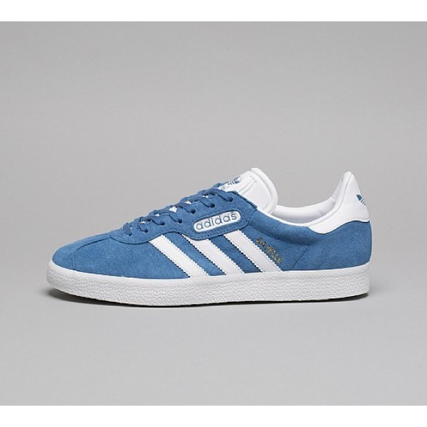 Neue Adidas Gazelle Super Essential Herren Blau Tu...