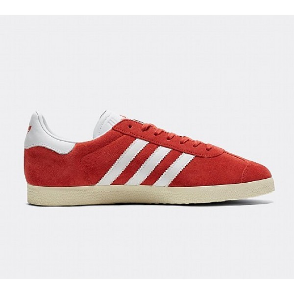 Neue Adidas Gazelle Herren Rot Turnschuhe Outlet