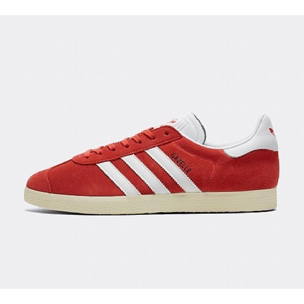 Neue Adidas Gazelle Herren Rot Turnschuhe Outlet
