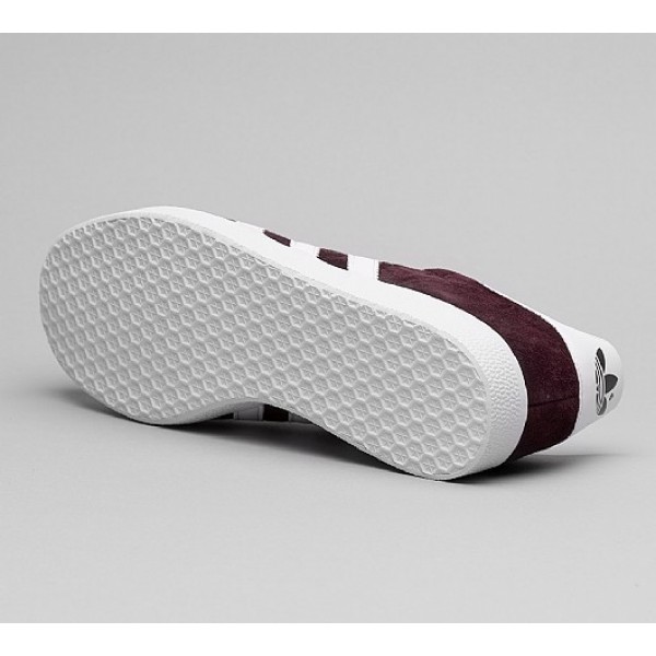 Neue Adidas Gazelle Herren Kastanienbraun Turnschuhe Auf Verkauf