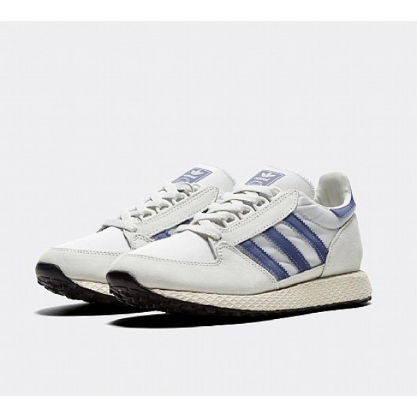 Neue Adidas Forest Grove Damen Beige Laufschuhe Auslauf