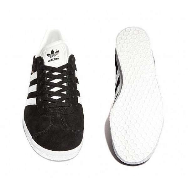 Neue Adidas Gazelle Damen Schwarz Turnschuhe Verkauf