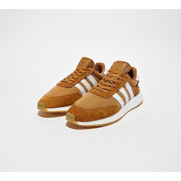 Neue Adidas I-5923 Boost Runner Herren Bräune Laufschuhe Outlet