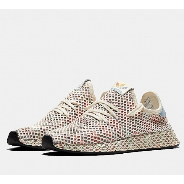 Neue Adidas Deerupt 'Pride Pack' Herren Beige Sportschuhe Online