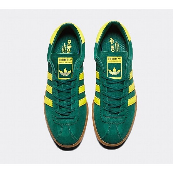 Neue Adidas Bermuda Herren Grün Turnschuhe Auslauf