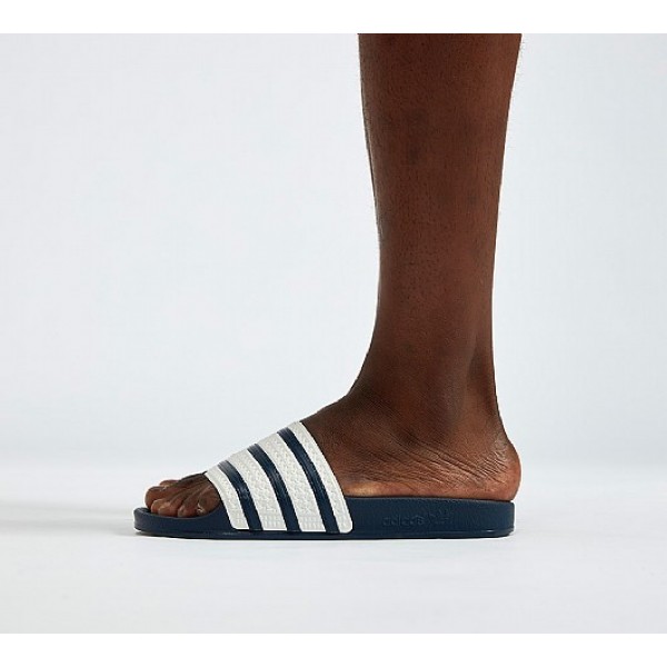 Neue Adidas Adilettes Herren Weiß Sandalen Auslauf