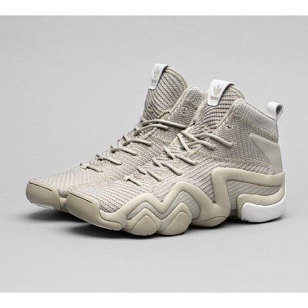 Neue Adidas Crazy 8 ADV Primeknit Herren Khaki Laufschuhe Auslauf